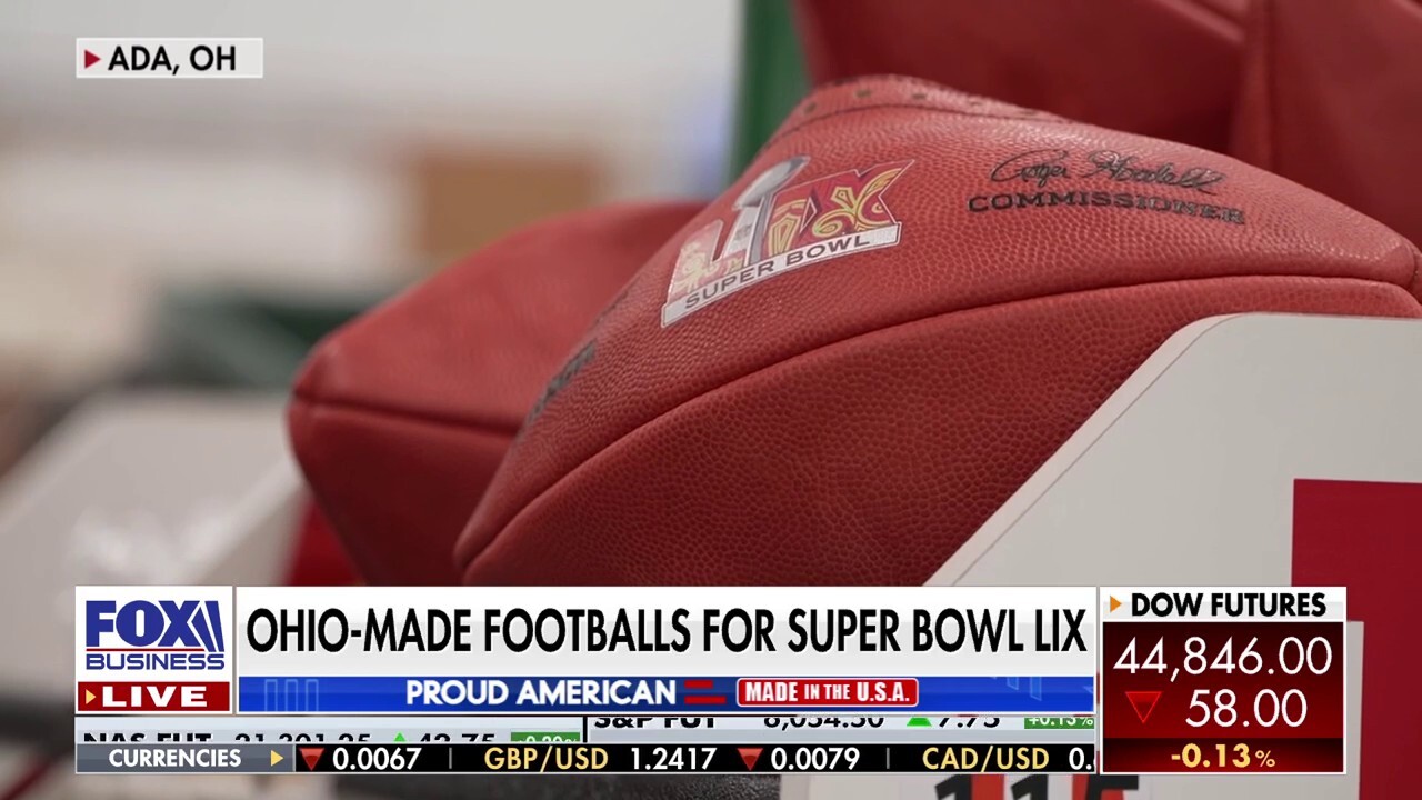 Ohio-made footballs to take the field for Super Bowl LIX